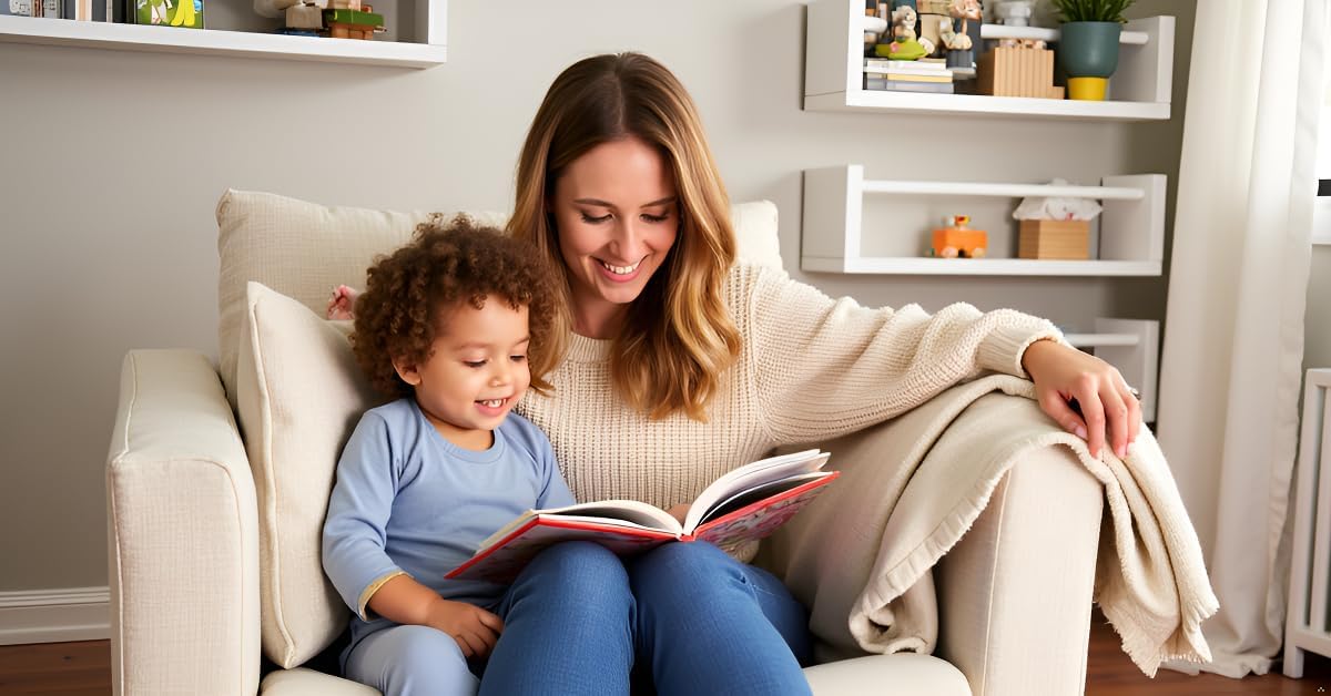 Kids Floating Wall Book Shelves — Set of 4, 16.5 in, White, Nursery & Toy Storage