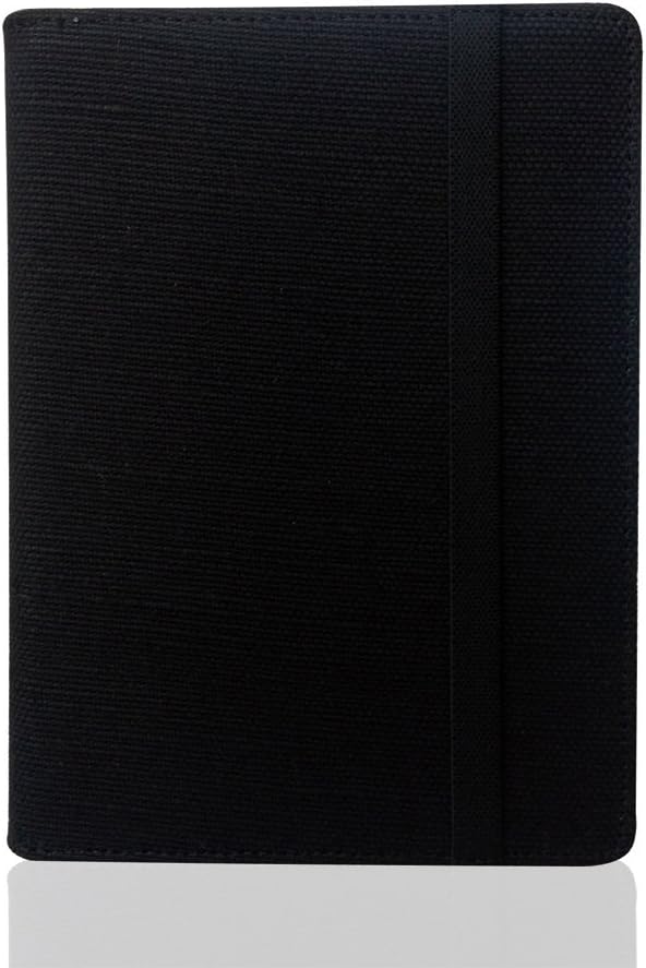 Natural Linen Case Cover for 6" ebook Reader Universal Hemp Case Cover for Sony/kobo/tolino/Pocketbook 6inch ebook Reader (Carbon Black)