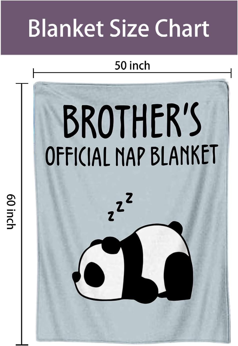 Gifts for Brother Blankets, Funny Birthday Graduation Presents, Brother Gifts, Graduation Blanket, Funny Bro Gifts Blanket, Soft Flannel Throw Blanket 50x60 Inches
