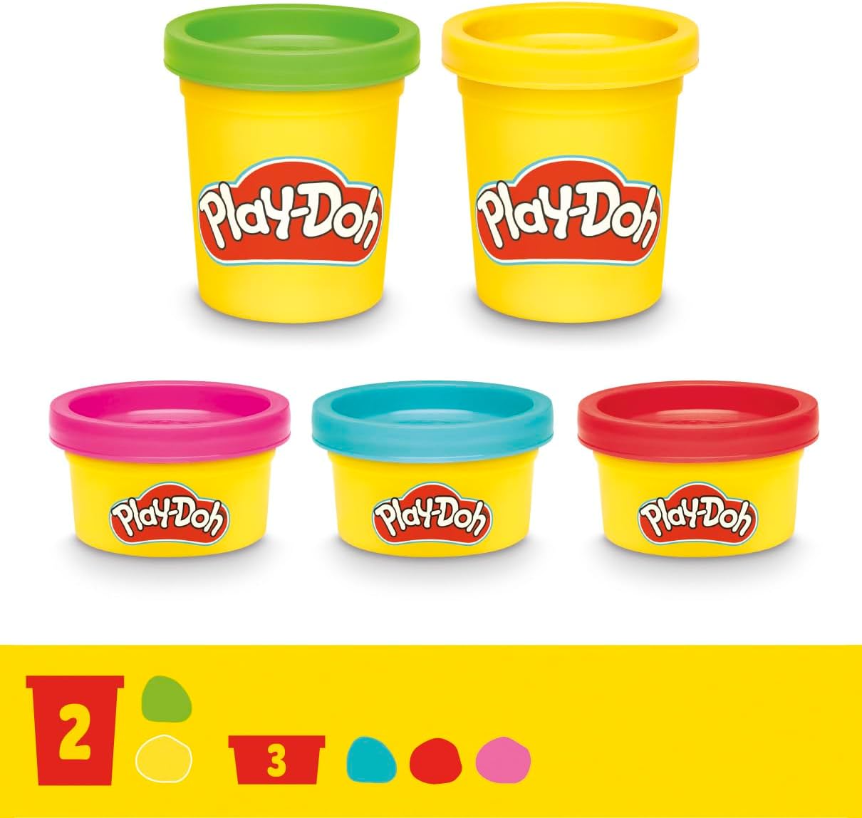 Play Doh Swirlin' Smoothies Toy Blender Playset, Play Kitchen Appliances, Kids Arts and Crafts Toys for 3 Year Old Girls and Boys and Up