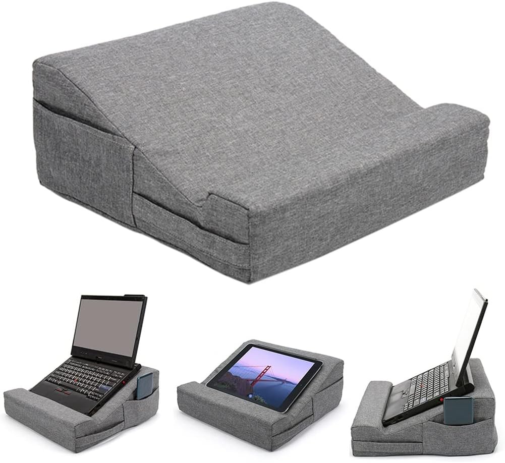 Non Slip Support Cushion Rest Laptop Stand Tablet Pillow Easy Use Book Reading Home Solid Gift Multifunctional Holder