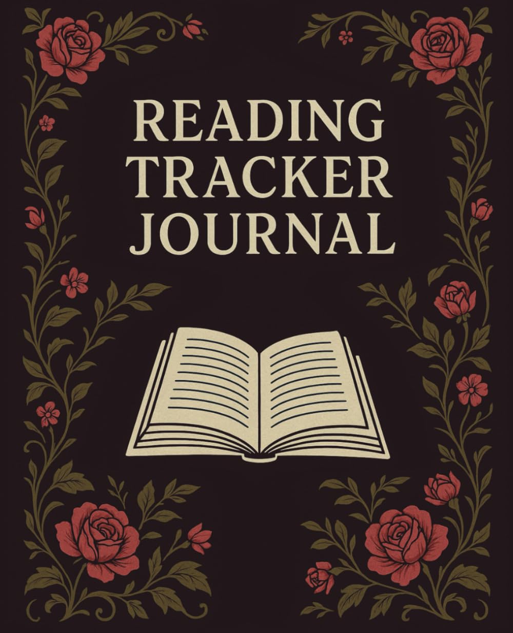 Reading Tracker Journal: A pretty notebook that help you track your reading | 110 pages, 7.5" x 9.25"