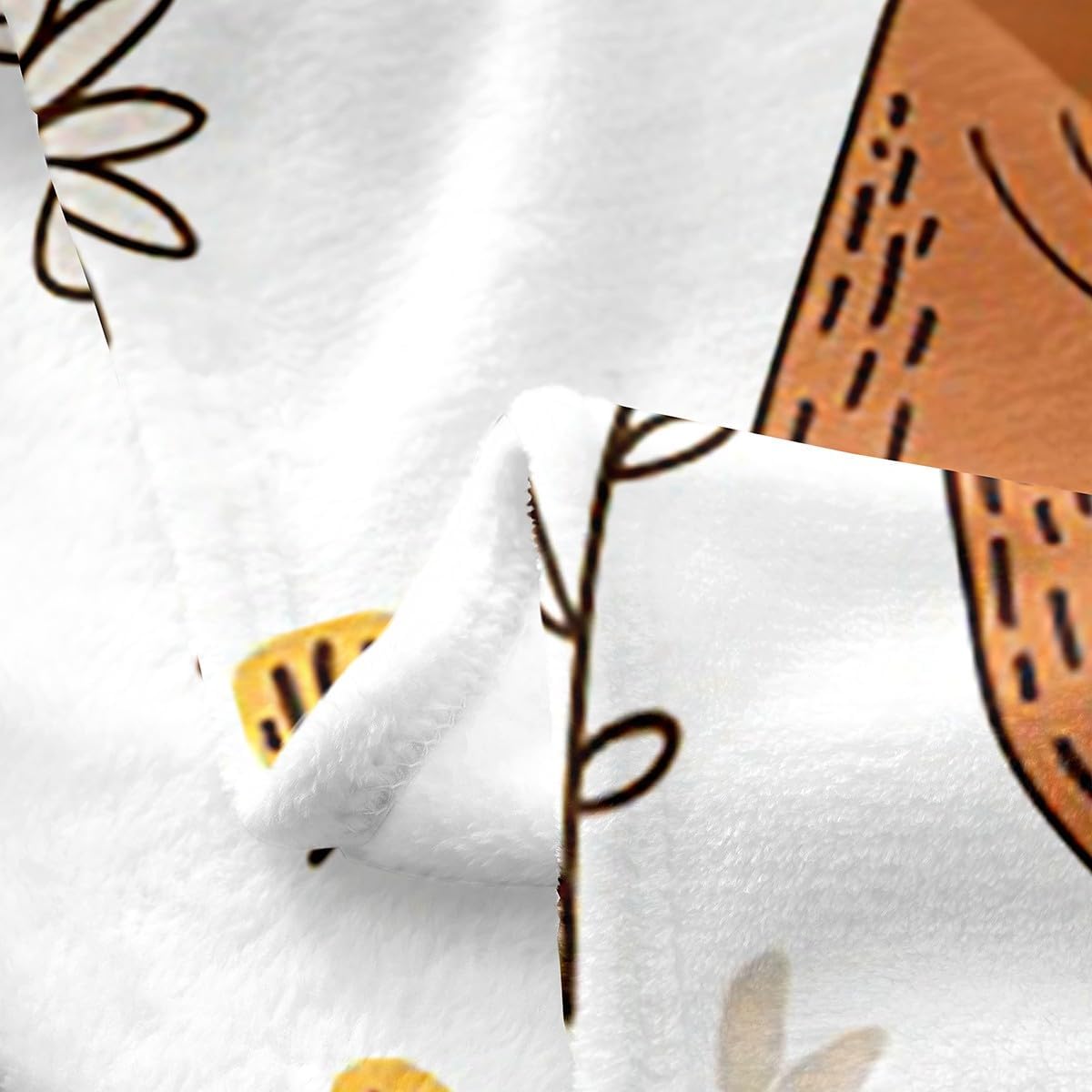 Feelyou Kangaroo Plush Throw Blanket Baby 30"x40" Kids Cute Wild Animal Flannel Fleece Blanket for Sofa Couch Boys Girls Australia Animal Bed Wild Kangaroos Decor Room Decor