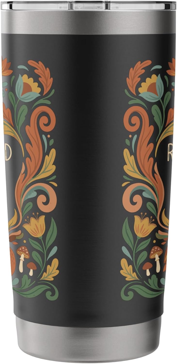 Radicalized by Basic Decency Woodland Statement Stainless Steel Insulated Tumbler