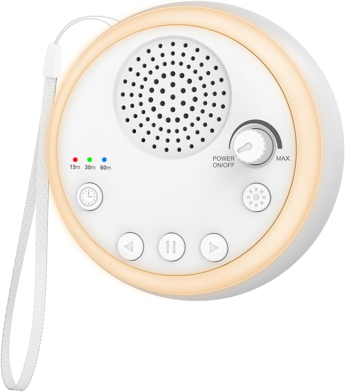 AMIR Sound Machine White Noise Machine with 16 Soothing Sounds for Baby Adults Kids Sleep, 3 Timers and Night Lights, Type-C Charging, Noise Canceling, Sound Therapy for Travel Office Home