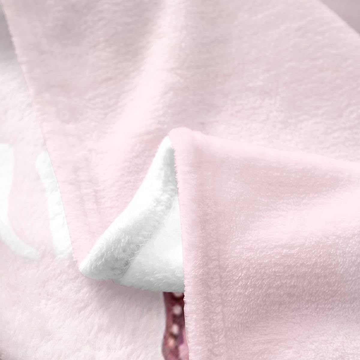 Feelyou Paris Flannel Fleece Throw Blanket,All Season Eiffel Tower Bed Blanket Cherry Blossoms Fuzzy Blanket for Bed Sofa Couch,Bedroom Decor Paris Decor Pink Plush Blanket Baby 30"x40"
