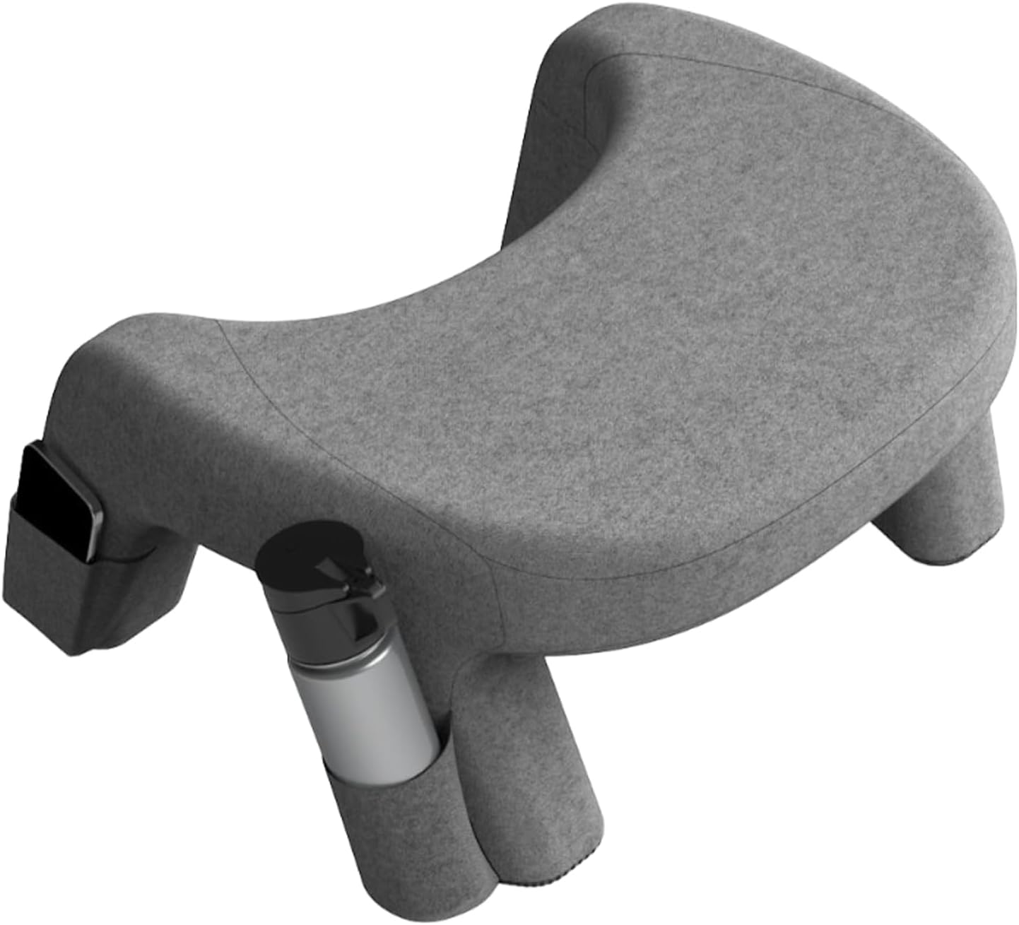 Reading Pillow for Bed - Ergonomic Lap Cushion | 57.6x29.5x53.8cm Support Pillow with Washable Cover, Memory Cotton and Polyester Filling with Arm Comfort, Upright Backrest Cushion