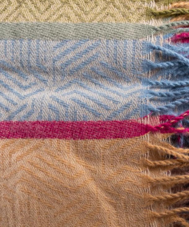 The Chosen Multi-Colored Blanket – Disciples Tunic Inspired Throw | 12-Color Design Symbolizing The Twelve | Soft Cozy Blanket | 50x72 Polyester Throw