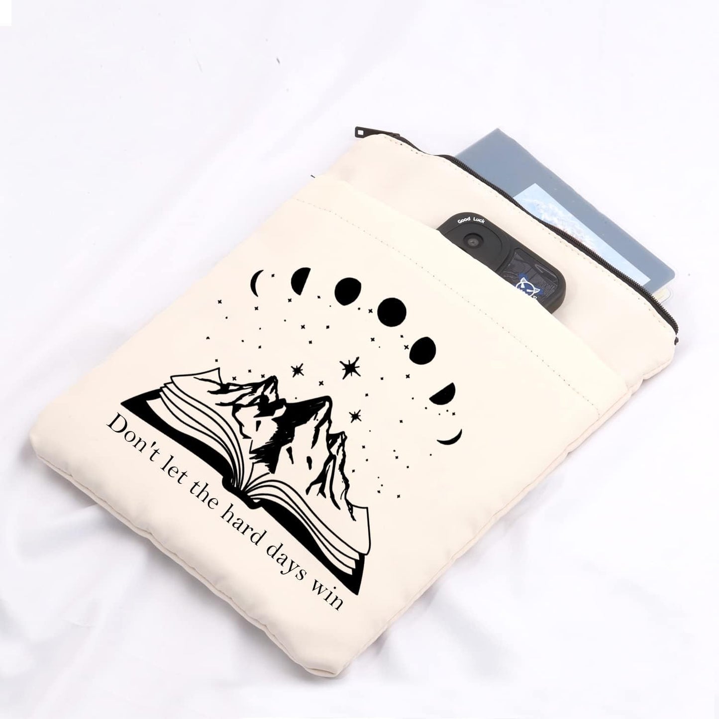 MAOFAED Book Inspired Gift Bookish Gift Book Lover Gift Zipper Book Protector