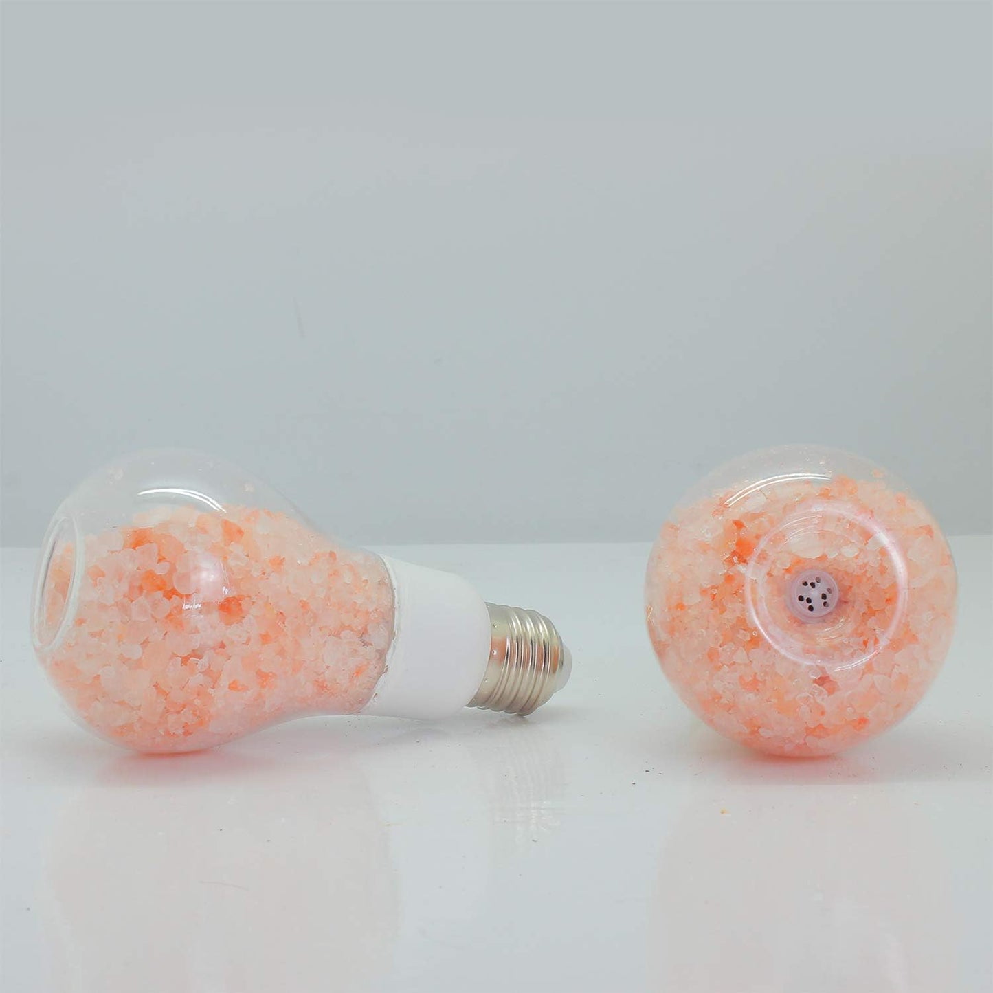 Himalayan Glow Himalayan Salt Light Bulb, Warm Amber Glow, Dimmable A19, Converts any Fixture to Salt Lamp, Nightlight , 1 Count, Pink