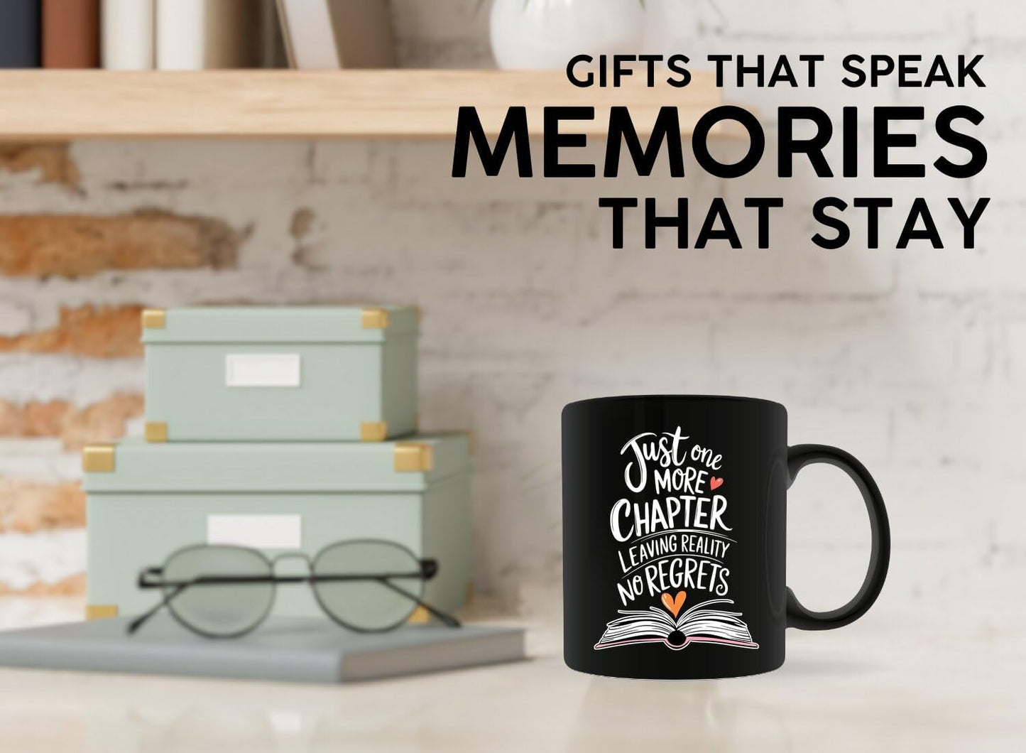 Book Lovers Coffee Mug 11oz Black -One Chapter A - Gift for Book Club Bookworm Bookish Reading Nerdy Avid Readers Women