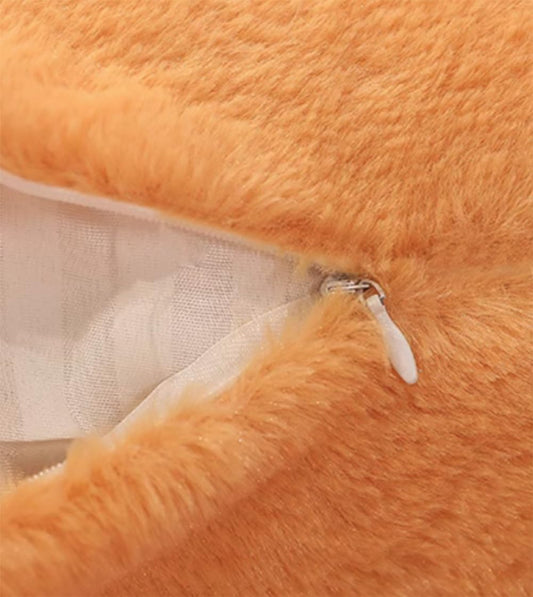 Simulation Bread Plush Pillow Sofa Waist Cushion Lumbar Suport Pillow Bed Rest Reading Pillow Washable Hugging Pillow (Plush, 60×40cm/23.6"×15.7")