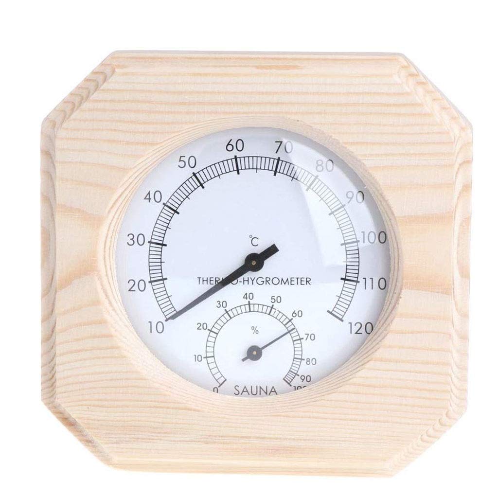 Room Thermometer - Sauna Temperature Table Wood Accessories