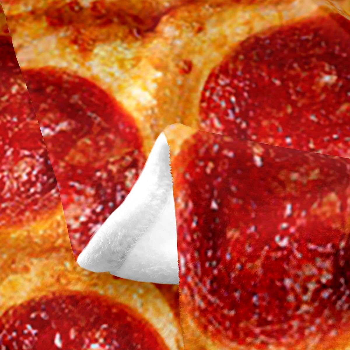 Feelyou Pizza Decor All Season Bed Blanket Kids,Pepperoni Be Fleece Throw Blanket Flannel Fuzzy Blanket for Boys Girls,Funny Delicious Pizza Microfiber Plush Blanket Room Decor Twin 60"x80"