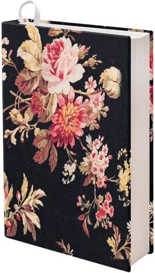 Jeiento Pink Cherry Blossom Book Covers Stretch Fabric Covers Dustproof Adult Book Sleeve Book Protector Cover for Hardcover Paperbacks Journal Textbooks up to 9-11 Inches,Pack of 6