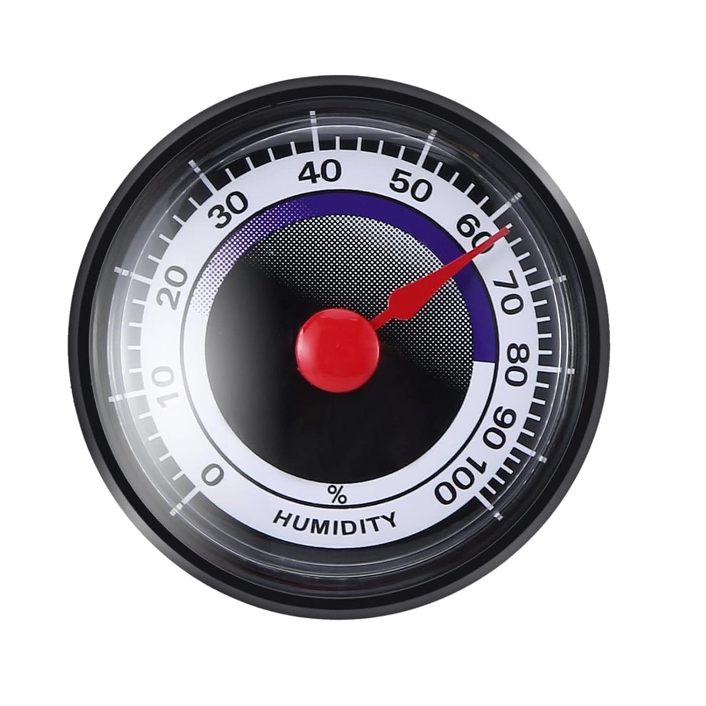 Portable Accurate Analog Hygrometer Humidity Meter Mini Power-Free for Indoor Outdoor Household