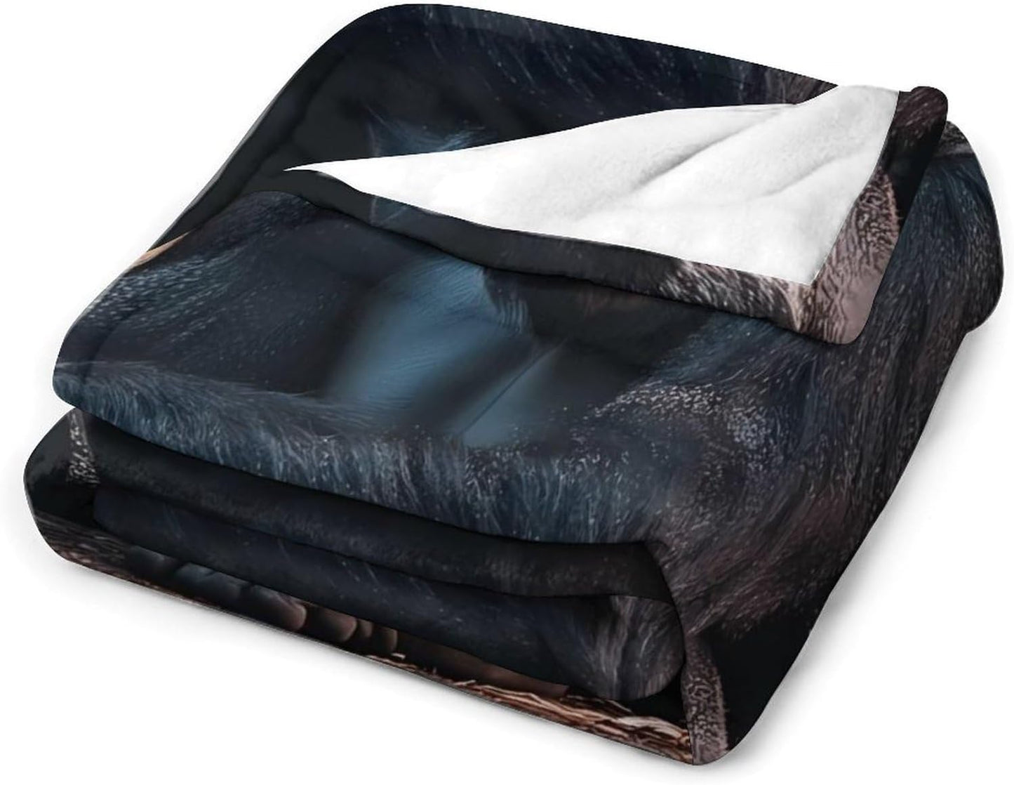 Wild Animal Gorilla Monkey Throw Blanket for Couch Bed Plush Cozy Fuzzy Flannel Blanket for All Season 50"x60"