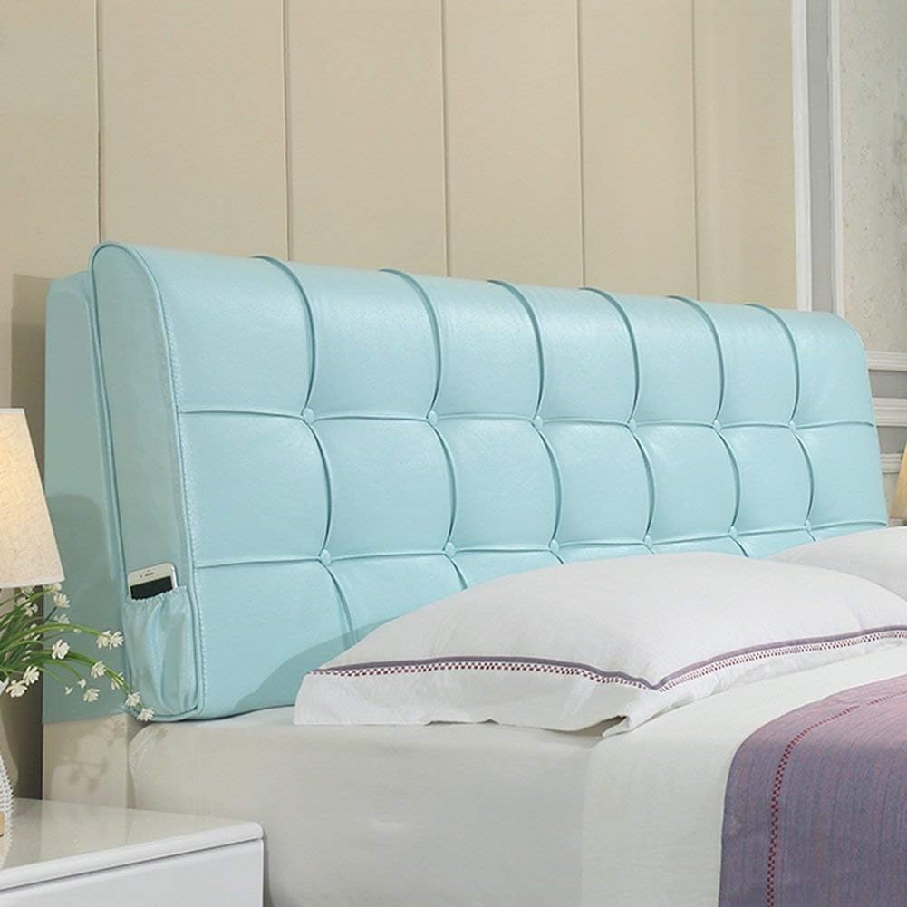 NMDCDH Headboard Bedside Cushion Pads Large Back Multifunction Pillow No Deformation Washable, 4 Colors, 8 Sizes Optional (Color : 2#-No headboard, Size : 150cm)