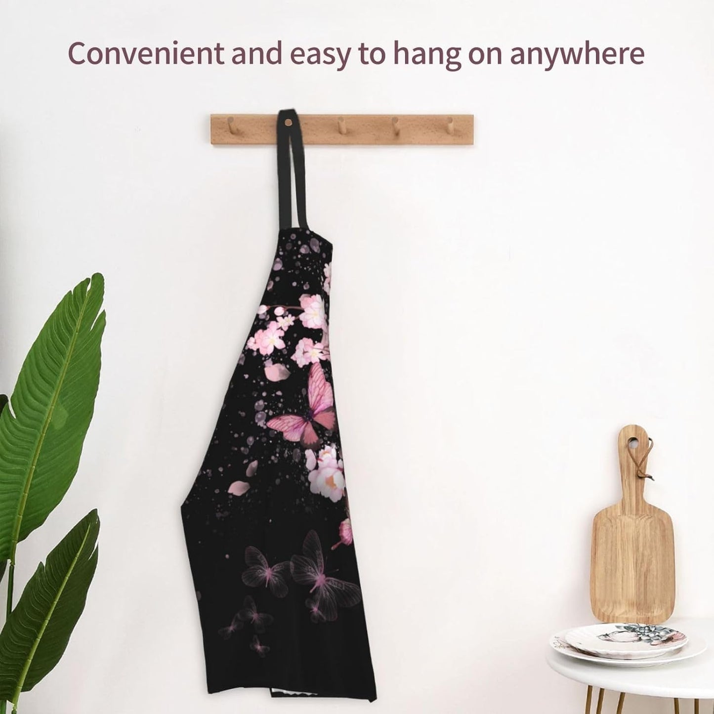 Apron with Pockets Aprons for Women Men Kitchen Chef Apron for Cooking Gardening Server Waitress Painting