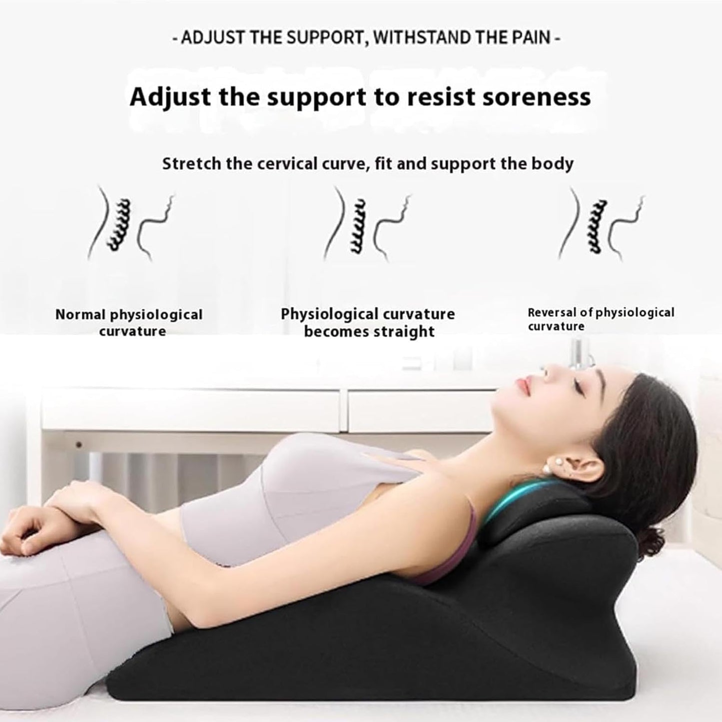 Couples Intimacy Pillow for Sitting, Multifunctional Couple Back Pillow - Low-Profile Butt Cushion with 3D Memory Foam Design, Support for Relaxation or Play (Blue)