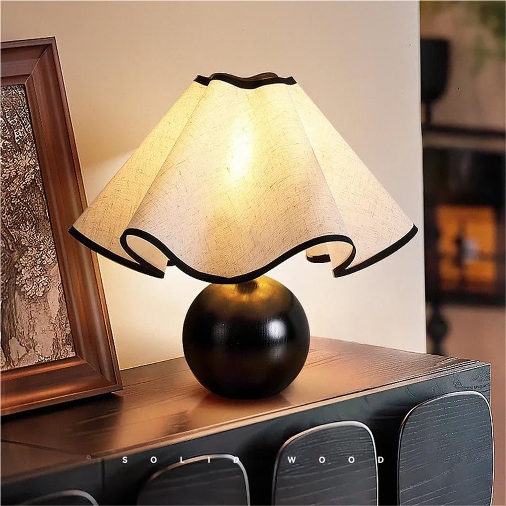 Modern Style Light Reading Bed Warm Light Table Light Table Lamps for Bedroom Living Room Office Indoor Home Decorative Fixture(Wood Color)