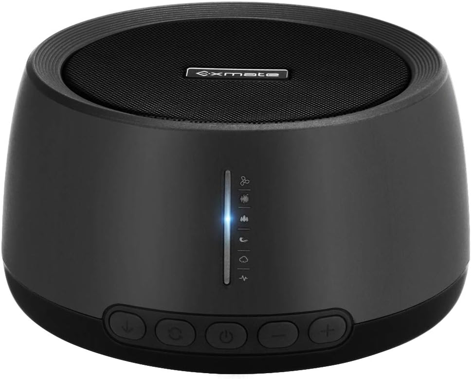 Sound Machine for Office Privacy, White Noise Machine for Sleeping Adults with 30 Non-Looping HiFi Soothing Sound, Memory Function and Timer Sound Machine for Adult Kid Home Office Travel