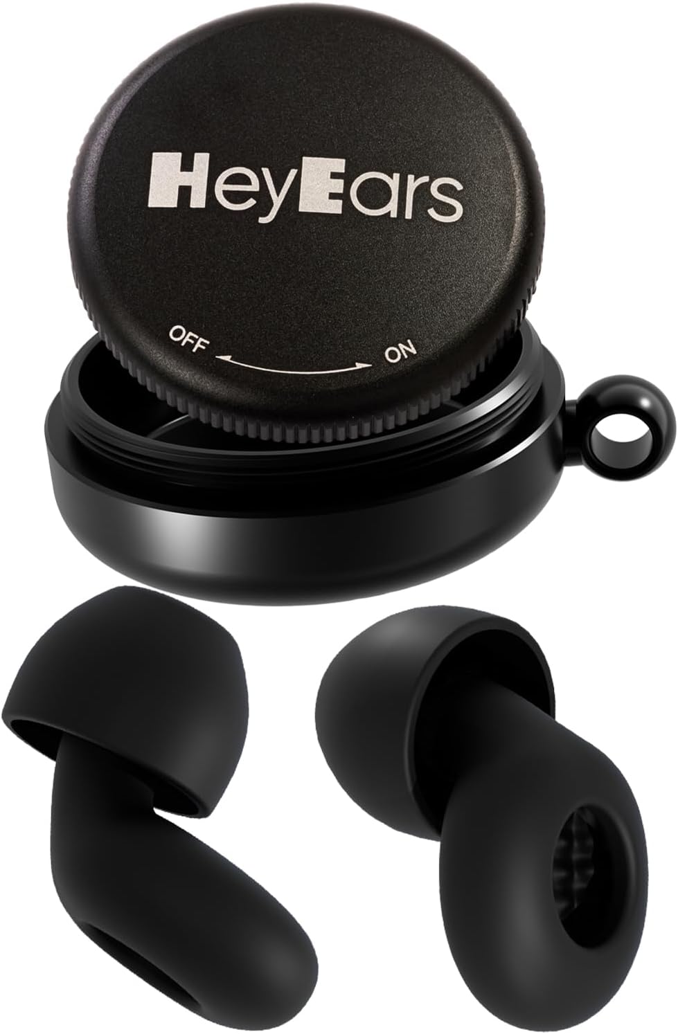 Ultra Soft Ear Plugs for Sleeping, Noise Sensitivity, Passive Noise Reduction 26dB, Most Comfortable Noise Cancelling Earplugs, Certified Hearing Protection, 8 Ear Tips - Black