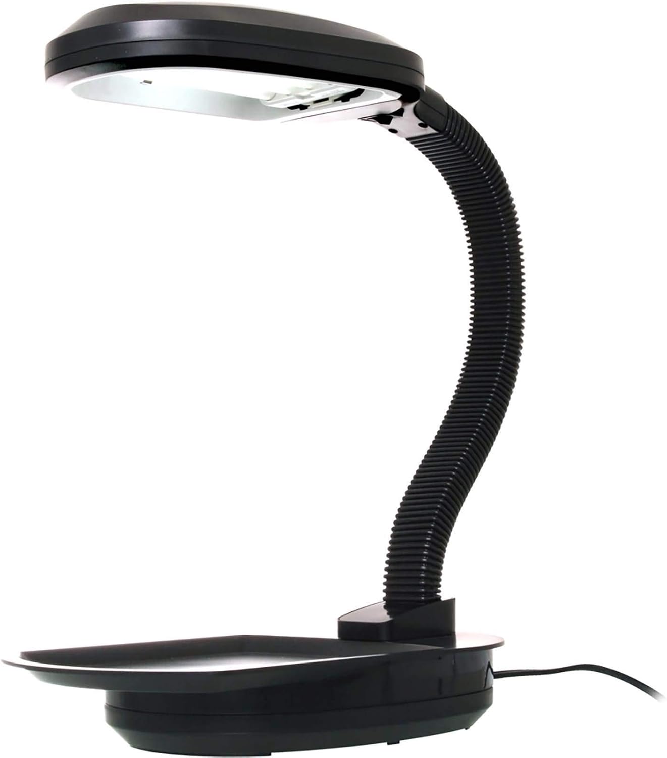 Black Hydrofarm FLF27D Desktop Plant Light with 27-Watt CFL Bulb