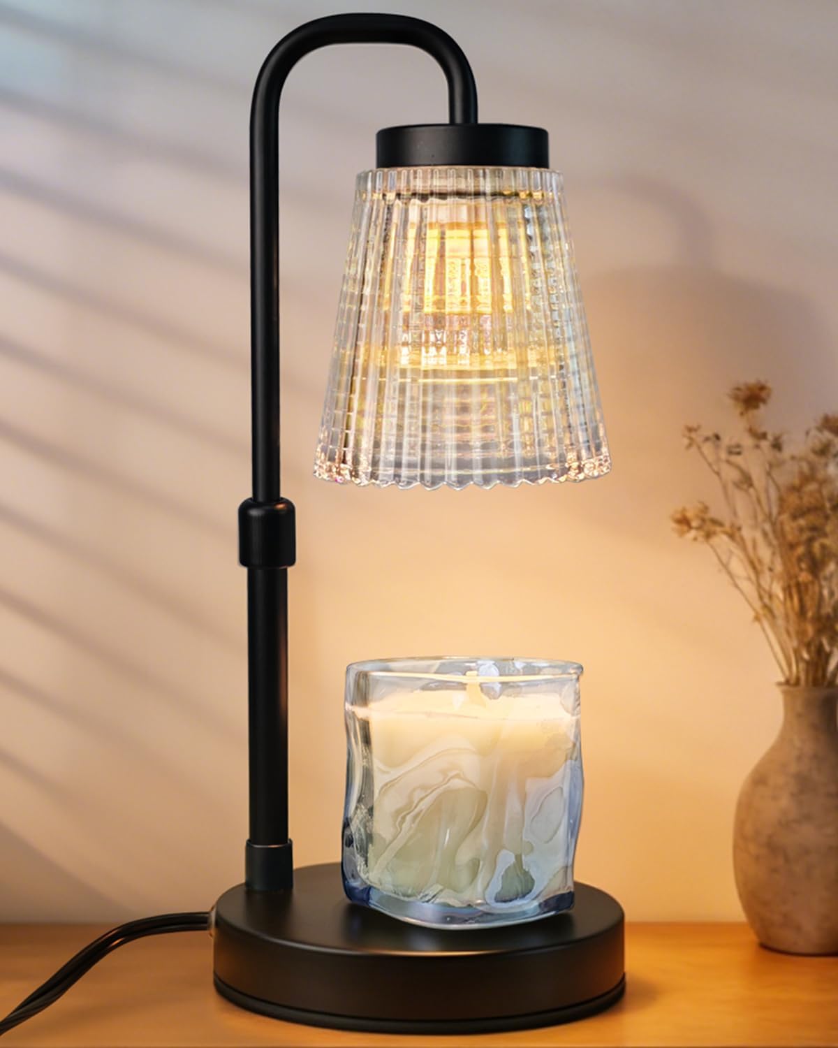 Adjustable Candle Warmer Lamp with Timer: Birthday Valentine Galentine Gifts for Women for House Warming Gifts New Home Decor - Wax Melt Warmer for Jar Candles