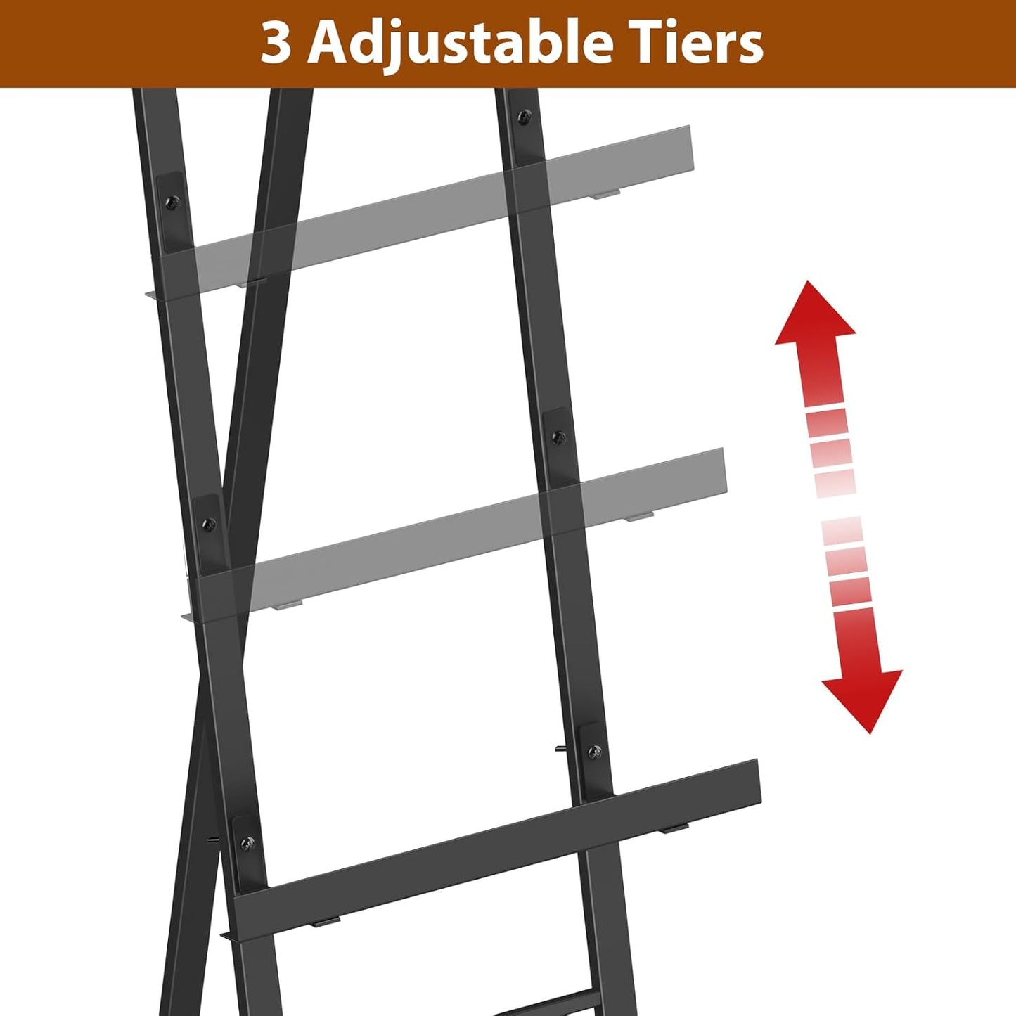 Black Easel Stand for Sign, Heavy Duty Wedding Welcome Sign Stand, Adjustable Art Easel for Display, Painting, Posters, Party, 17” x 17” x 58”H (1 Pack