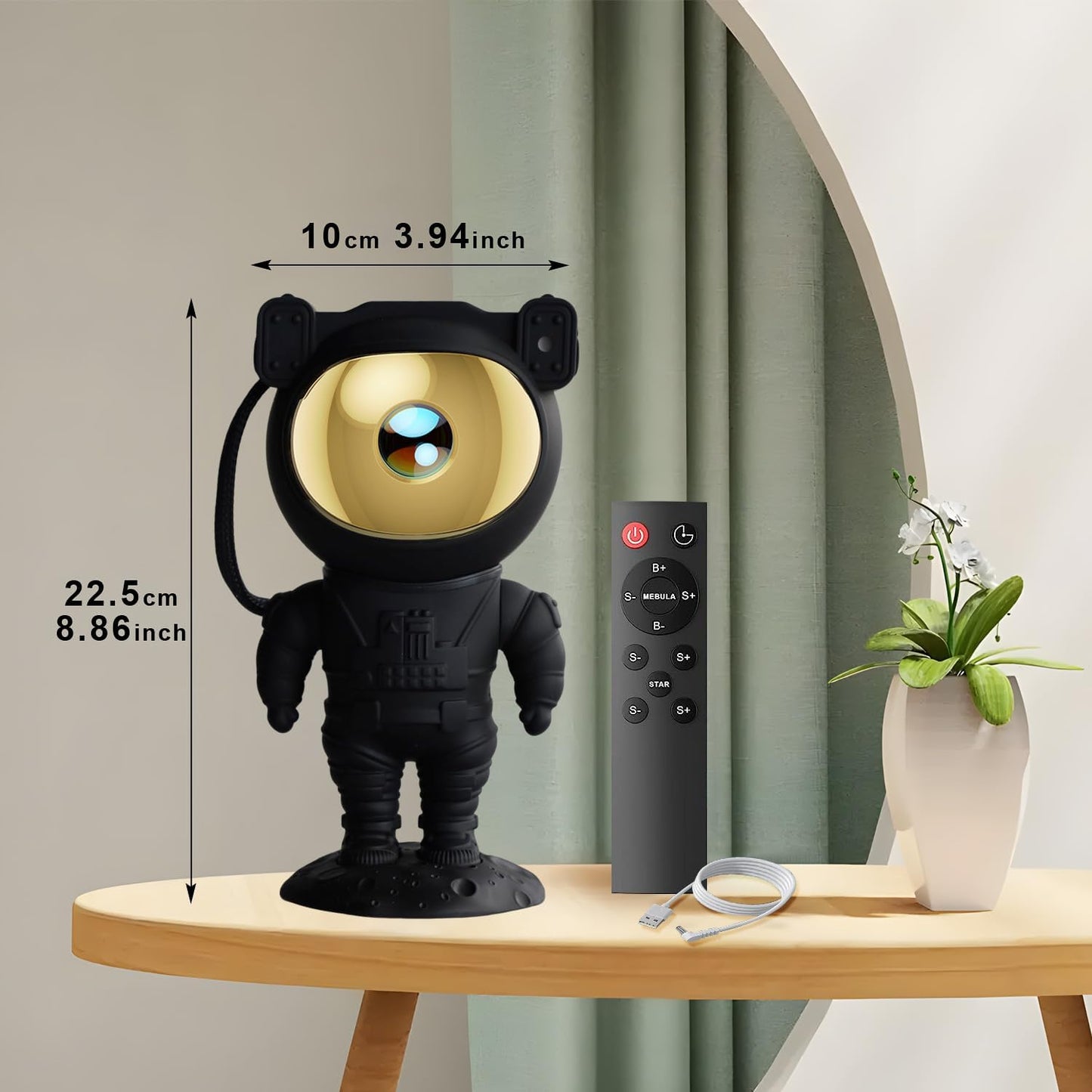 Astronaut Star Projector Galaxy Light, 360° Space Man Buddy Projector Sky LED Night Light Space Starlight Planetarium Spaceman Lamp Gifts for Kids Adults Bedroom Ceiling Room Decor