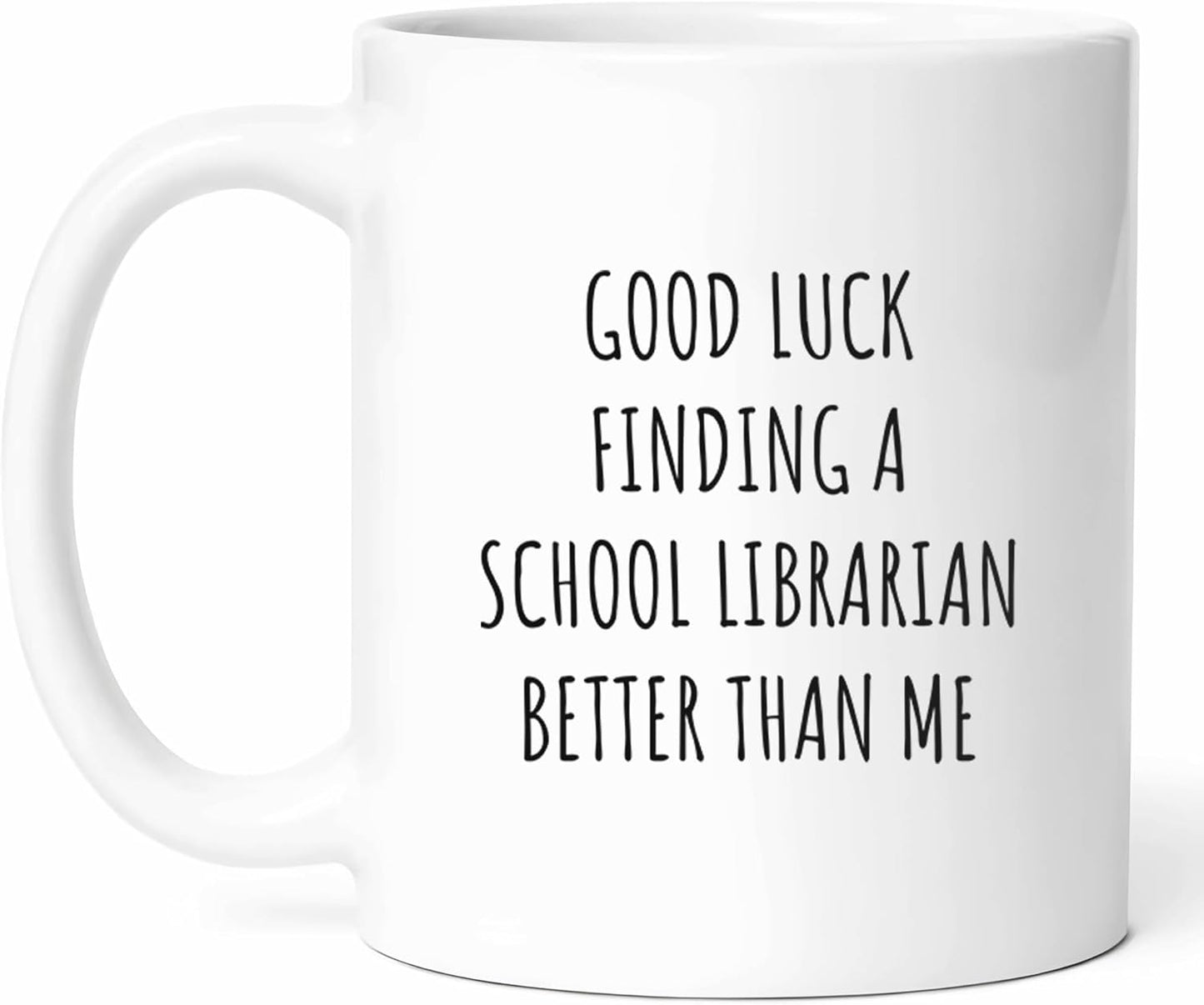 School Librarian Retirement Mug - Library Coffee Cup - Educator Funny Gift From Students - Book Lover Tea Mugs - Literacy Advocate Cups - 11 Oz Ceramic Gifts For Retired Birthday, Him, Her, Reading