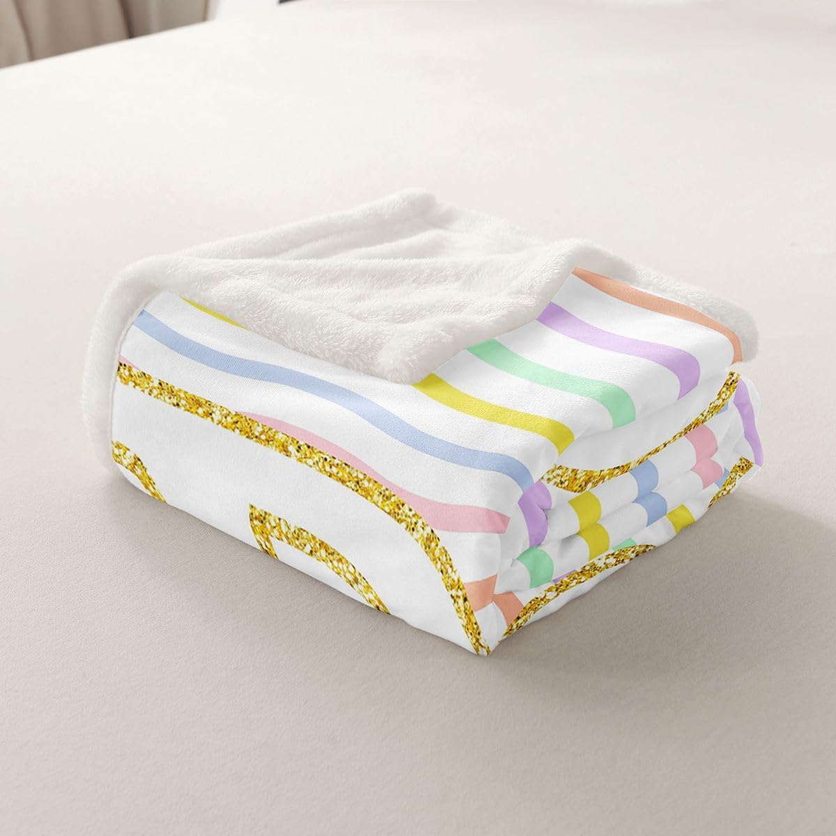 Personalized Initial Letter B Fleece Throw Blanket 40"x50" Kids Abstract Sherpa Blanket Plush Fuzzy for Boys Girls Teens Modern Striped for Bed Couch Chair Living Room Soft Microfiber Geometric