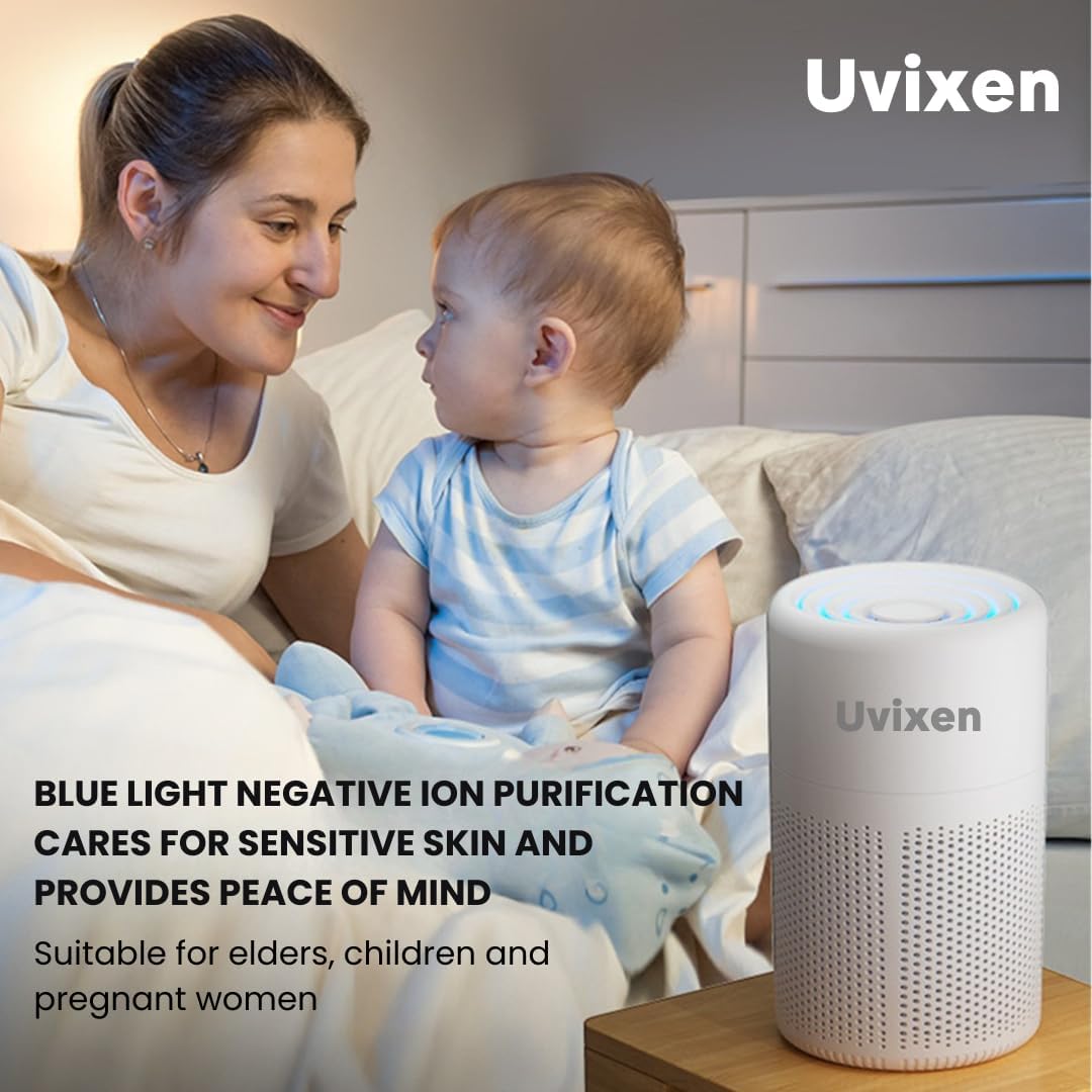 Air Purifiers for Home - Mini Air Purifier with HEPA Air Filter- USB Operated Air Purifier for Bedroom, Car and Living Room- Gift-Ready