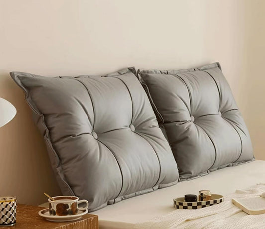 Combination Pillow Headboard Tatami Reading Cushion The Waist Lumbar Pad Sofa Pillow Cushion(Size:60cm /23.6in(1pc),Color:Grey)