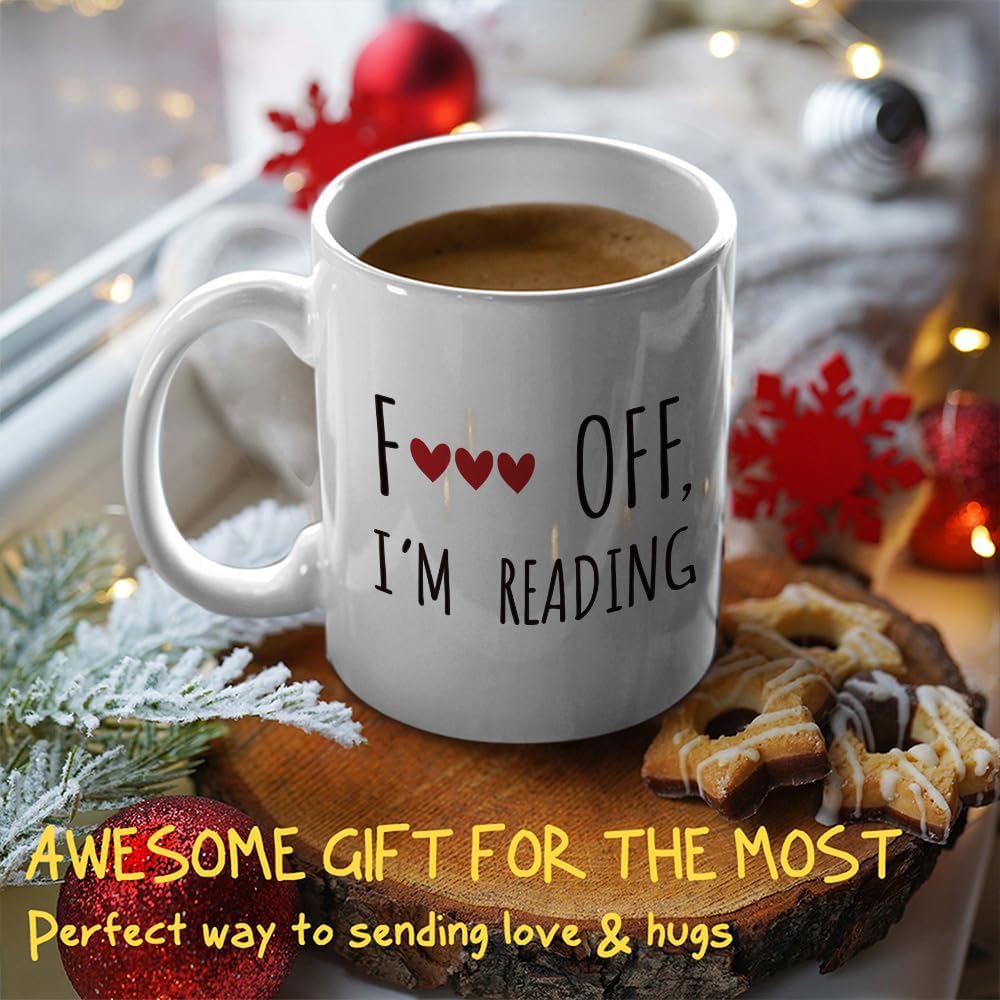 Funny Mug Gifts for Book Lover - Book Lover Gifts for Friend Bestie Readers - Librarian Mug Gift for Women - Bookish Gift - Bookworm Cup 11OZ