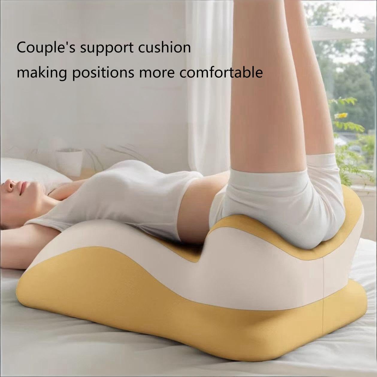 Adjustable Intimacy & Pregnancy Support Pillow - Ergonomic Foam Wedge Cushion for Back Pain, Sitting, Lying, Multi-Position with Removable Washable Cover (Dark Gray)