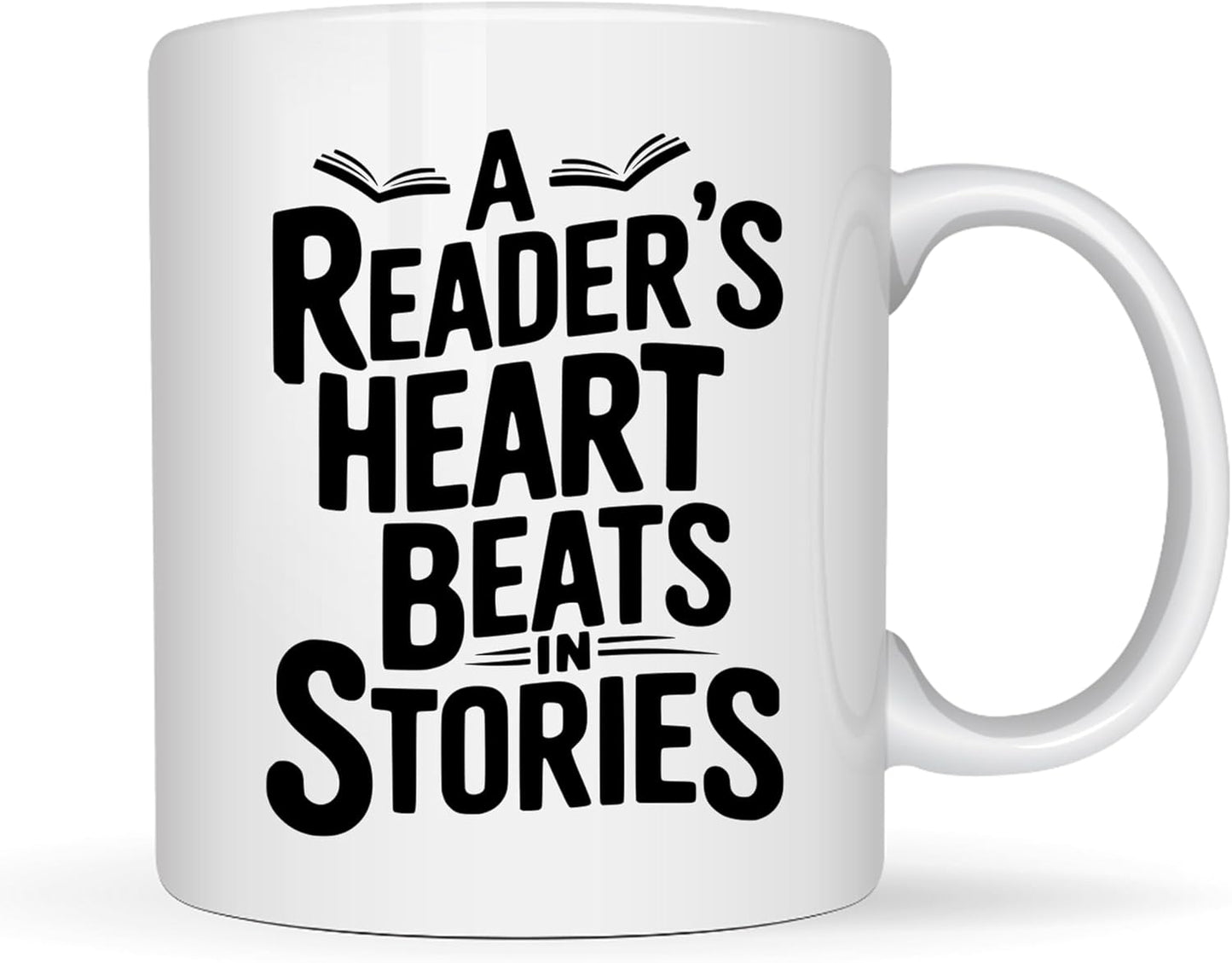 Reader Coffee Mug 11oz White -Reader A - Gift for Reader Book Lover Funny Reading Readers Writers Women Bookish Club