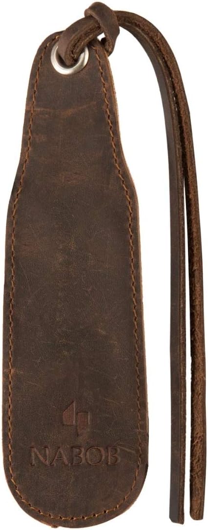 Handmade Leather Bookmark - Perfect for Men, Women & Kids | Great Gift for Bookworms & Writers (1 Bookmark)