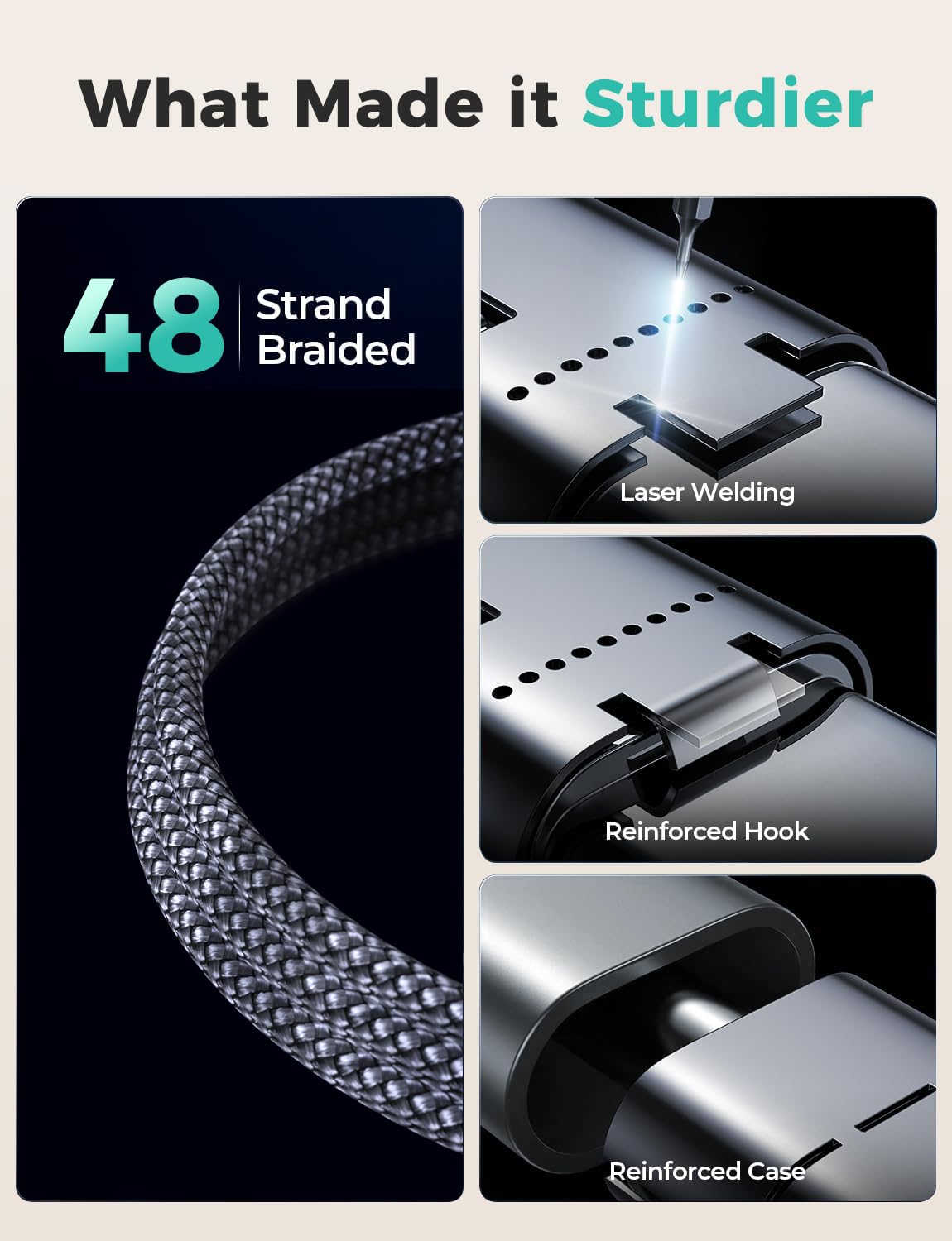 2026 Travel Essentials,3 in 2 USB C Cable for Apple Watch Charger,iPhone Charger,Multi Charging Cable,Cruise Vacation Camping Essentials,Portable for iWatch Series 11-2/Ultra/SE & iPhone 17-12,Car,4FT