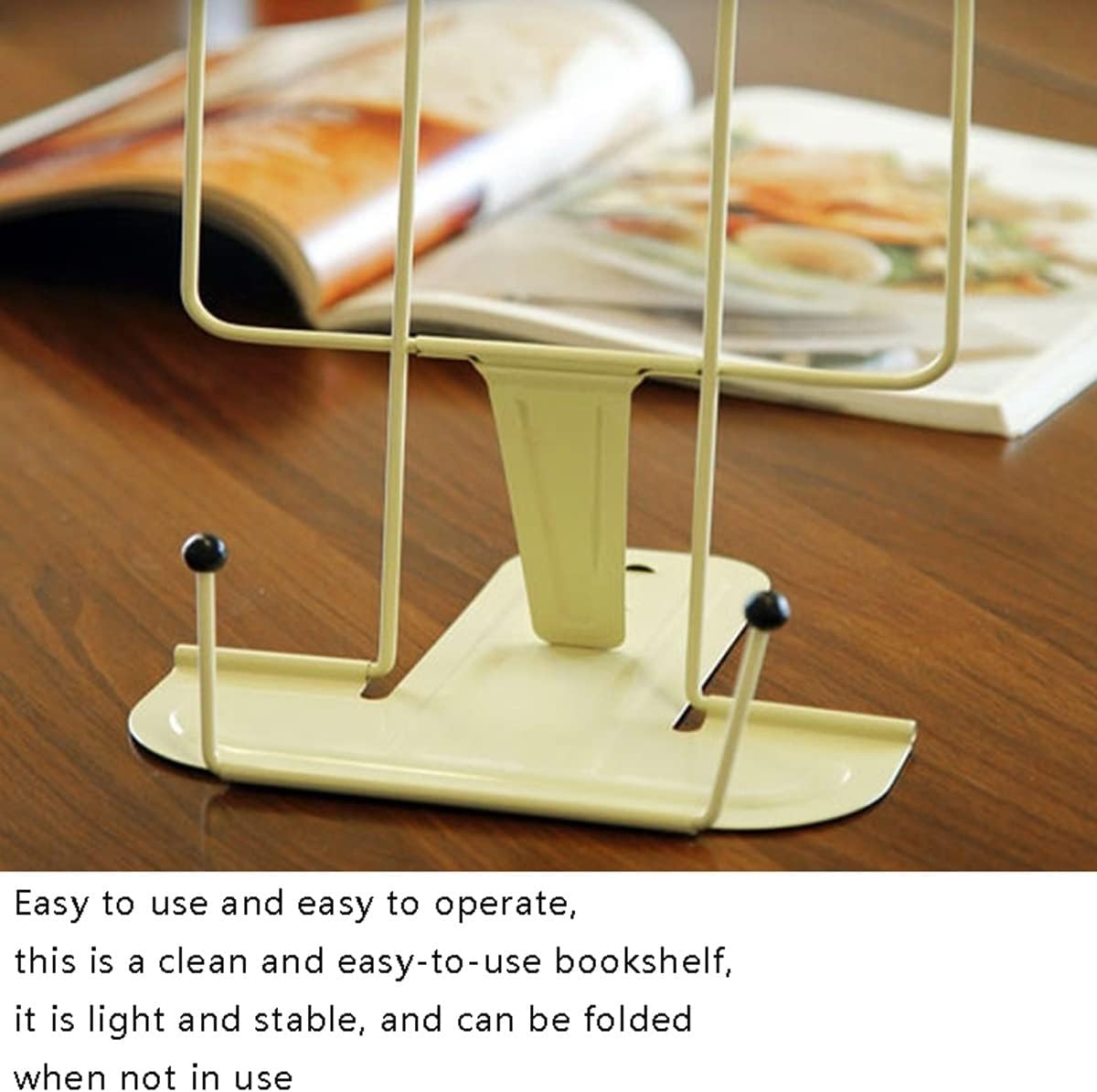 Book Stand for Recipes Textbook Tablet Music Books Book Stand Reading Rest Cookbook Stand Document Holder