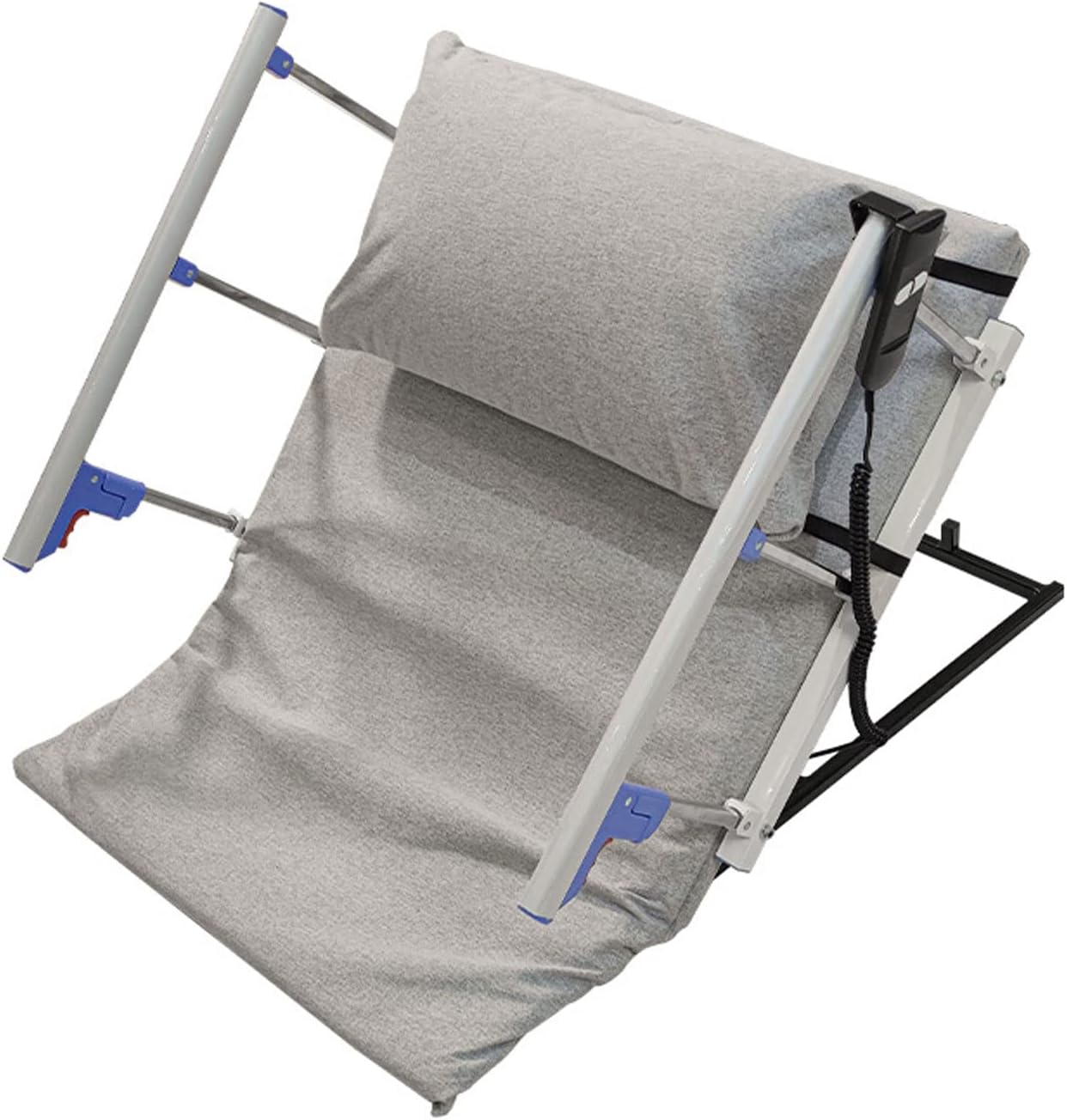 Electric Adjustable Bed Backrest，Electric Lifting Bed Backrest Electric Lifting Bed Backrest W/Remote Control & Foldable, Removable Armrests Portable Pillow Lifter Nursing Lifting Mattress B