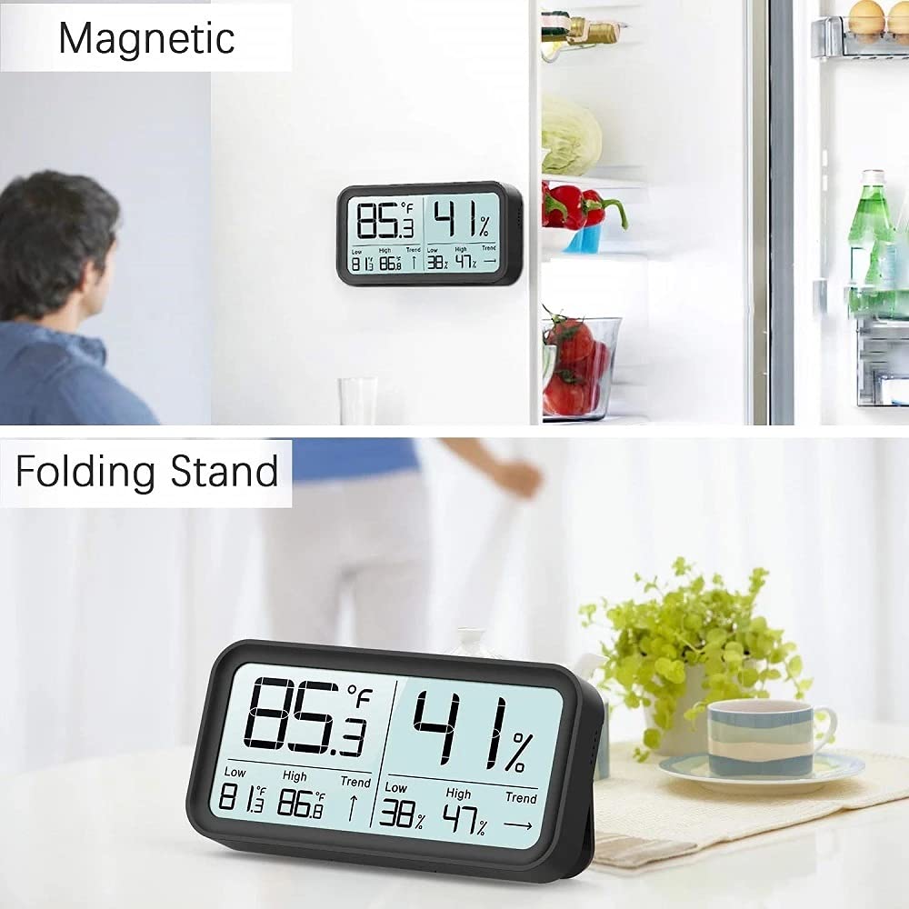 LCD Digital Temperature Humidity Meter Home Indoor Electronic Hygrometer Thermometer Sensor Gauge Weather Station