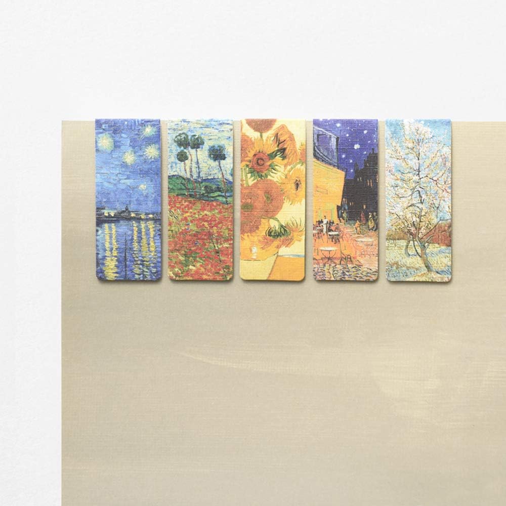Monolike Magnetic Bookmarks Vincent Van Gogh ver.2, Set of 5