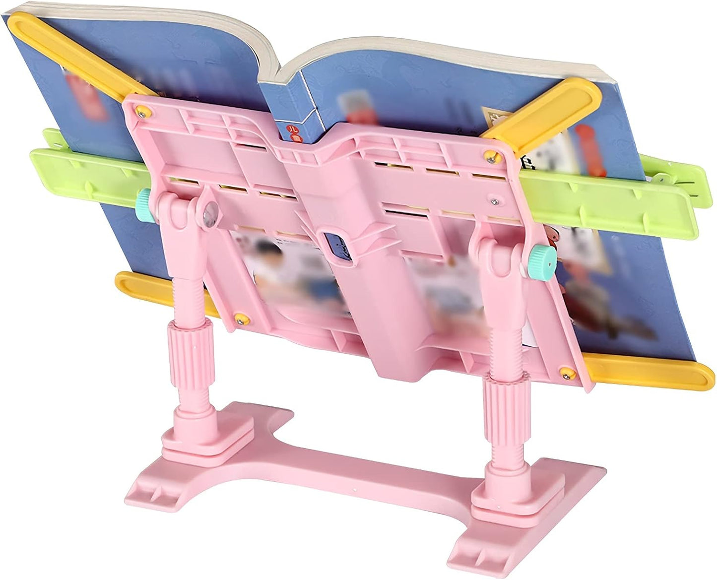 Book Stand Book Stand Fixed Tableside Multifunction Desktop Book Stands Foldable Portable Adjustable Bookstand for Reading 9.1 x 8.7 inch