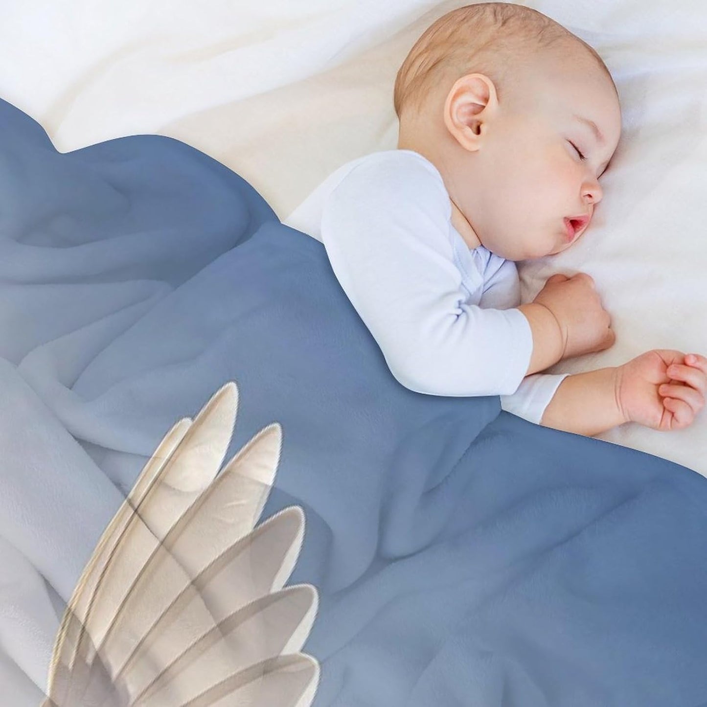White Dove Flying in The Sun Blanket Super Soft Lightweight Throw Blanket Cute Cozy Warm Bed Blanket Decorative Fuzzy Blanket All-Season Home Decor Gift for Sofa Couch Living Room 30"*40"（76 * 100cm）