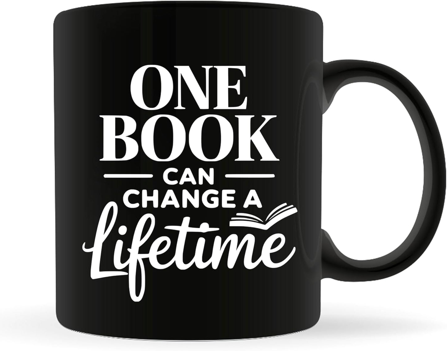 Reader Coffee Mug 11oz Black -Book lifetime - Gift for Reader Book Lover Funny Reading Readers Writers Women Bookish Club