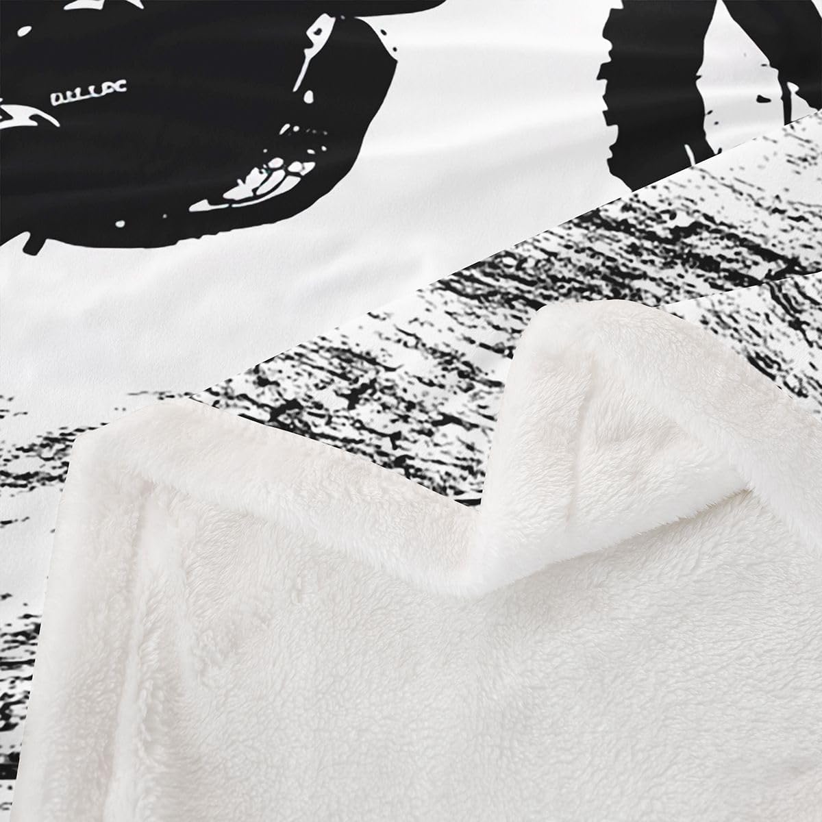 Erosebridal Teens Dirt Bike Fleece Blanket Throw Size, Motocross Rider Custom Name Sherpa Blanket for Kids Boys Adult Men, Motorbike Extreme Sport Throw Blanket, Motorcycle Grunge Plush Bed Blanket