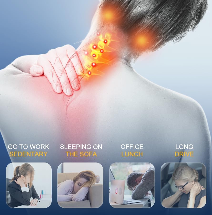 Head Support Travel Pillow - Comfortable, Breathable and Machine Washable. Suitable for Any Sitting Position Head, Neck and Chin Provide Effective Support. Adult