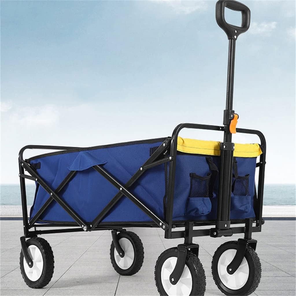 Folding Trolley Garden Supplies Outdoor Garden Carts Camping Folding Carts with Wheels Portable Grocery Shopping Cart